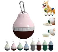 Borraccia Portatile per Cani, 200/400ML Bottiglia da Viaggio per Cani Gatti, Dispenser per Acqua con Corpo Pieghevole in Silicone e Fibbia di Sospensione, per Piccoli Animali Passeggiate Escursioni