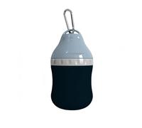 Borraccia Portatile per Cani, 200ML Bottiglia da Viaggio per Cani Gatti, Dispenser per Acqua con Corpo Pieghevole in Silicone e Fibbia di Sospensione, per Piccoli Animali Passeggiate Escursioni
