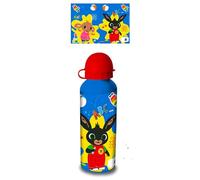 Borraccia Scuola Bottiglia Sport in Alluminio per Bambini 400ml con beccuccio retraibile in varie colorazioni (Borraccia Blu (Bing Sula))