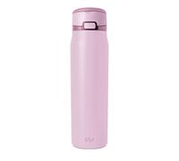 Borraccia Simple Modern Mesa Loop con cannuccia | Bottiglia in acciaio inox isolata e compatibile con portabicchieri per viaggi, sport e scuola | 890ml | Pink Champagne