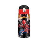 Seven Borraccia Kid Spiderman, Blu, 460 ml, Acciaio Inox, BPA free, Ermetica, Caldo 12h/freddo 24 h, A prova di perdite, Riutilizzabile, Scuola, Sport, Viaggio, Bambino, Idea regalo