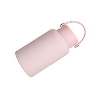 Borraccia sportiva a bocca larga, 650 ml, isolata sotto vuoto, in acciaio antiruggine, a ritenzione del freddo, termica, per attività all'aperto, portatile, da viaggio