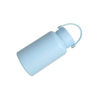 Borraccia sportiva a bocca larga, 650 ml, isolata sottovuoto, in acciaio antiruggine, a ritenzione del freddo, termica, per attività all'aperto, bocca larga