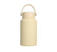 Borraccia sportiva a bocca larga da 650 ml isolata sottovuoto in acciaio antiruggine a ritenzione termica per attività all'aperto isolata in acciaio antiruggine a bocca larga