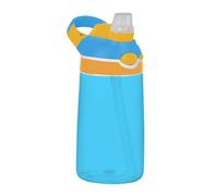 Borraccia sportiva a tinta unita blu scuro tinta unita con coperchio con cannuccia, bocca larga, a tenuta stagna, bottiglia d'acqua da viaggio per escursioni, viaggi, corsa o fitness termos para agua