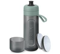 Borraccia sportiva con filtro dell acqua modello Active verde scuro (600 ml) con