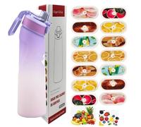 Borraccia sportiva da 700 ml con cialde in 14 gusti, il materiale tritan non ha paura delle alte temperature e il sapore naturale di frutta estratto rende l'acqua potabile sicura e gustosa.0 Zucchero