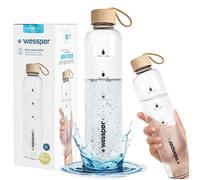 Borraccia Sportiva Motivazionale 1L Borraccia Vetro, Bottiglia d'acqua senza-BPA