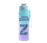 Borraccia Stitch Bambini 750ml con Lettera A-Z Bottiglia Acqua Scuola Sport