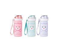 Colourbook - Borraccia Termica Coccolotti 400ml, Acciaio Inox Doppia Parete, Mantiene Caldo/Freddo 12 Ore, Beccuccio Silicone Morbido, Chiusura Sicura, Gancio Integrato (Classic Rosa)