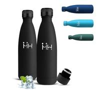 Borraccia Termica, 500 ml Borraccia Bambini, Thermos per Bevande Calde, Senza BPA, Borracce Acciaio Inox, Borracce Termiche, Acciaio Inossidabile 18/8, per Scuole, Viaggio, Palestra