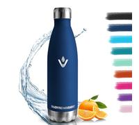 Borraccia Termica, 500ml Borraccia Acciaio Inox, Borraccia Palestra senza Perdite & BPA, Borracce Termiche, Bottiglia Termica per Scuola, Ciclismo, Lavoro - Bevande Calde per 12 Ore & Fredde 24 Ore