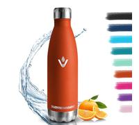 Borraccia Termica, 500ml Borraccia Acciaio Inox, Borraccia Palestra senza Perdite & BPA, Borracce Termiche, Bottiglia Termica per Scuola, Ciclismo, Lavoro - Bevande Calde per 12 Ore & Fredde 24 Ore