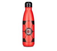 Seven Borraccia Termica Milan, Rosso, 500 ml, Acciaio Inox, Bpa free, Mantenimento temperatura caldo 12h reddo 24h, Scuola, Viaggi, Sport, Bambini, Ragazzi, Adulti, Calcio, Prodotto ufficiale