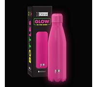 Borraccia Termica A Doppia Parete in Acciaio 500 ML I-Drink Total Juggling Colore Glow in The Dark Rosa