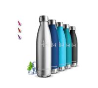 Borraccia Termica, Borraccia 750 ml, Senza BPA, Borraccia Acciaio Inox, Senza Perdite, Thermos per Bevande Calde, Mantiene Caldo per 12 Ore/Freddo 24 Ore, Borracce per Outdoor, Campeggio, Fitness