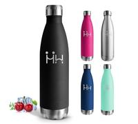 Borraccia Termica, Borraccia 750 ml, Senza BPA, Borraccie Acciaio Inox, Senza Perdite, Borracce Termiche, Isolato Sottovuoto, Borracce per Corsa, Picnic, Fitness, Arrampicata
