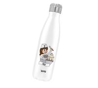 Borraccia Termica Bottiglia Termica Acciaio Inox 500ml Bottiglia Termica Made in Italy Ecologica Thermos 24 Ore Freddo & 12 h Caldo - Personalizzata con nome - Pasticcera