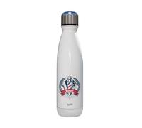 Borraccia Termica Bottiglia Termica Acciaio Inox 500ml Made in Italy Thermos 24 Ore Freddo & 12 h Caldo - Personalizzata con nome - Icone (Barbiere)