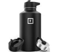 Borraccia Termica con Cannuccia - 650/950/1200/1800 ml - Isolata Bottiglia Termica a Prova di Perdite - a Doppia Parete Acciaio Inox Borracce Termiche Senza BPA per Sport Palestra Campeggio