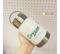 Borraccia termica con manico, bocca larga, isolata, tazza da viaggio