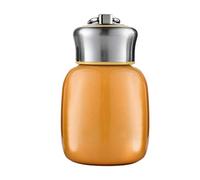 Borraccia termica da 200 ml, mini thermos sottovuoto, isolata sotto vuoto, senza perdite, per ragazze e ragazzi adulti (arancione rosso)