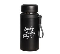 Borraccia termica da 800 ml, a tenuta stagna, con infusore per tè, design in acciaio sottovuoto, portatile e robusto, ideale per viaggi, 9,5 x 9,5 x 17 cm