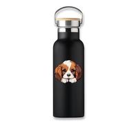 Borraccia termica ecologica con cucciolo di cane Cavalier King Charles Spaniel