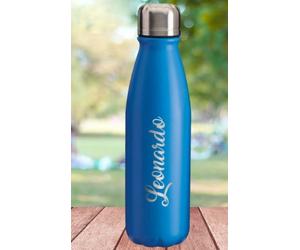 BORRACCIA TERMICA INOX, 500ml, PERSONALIZZABILE, DOPPIA PARETE CALDO FREDDO.