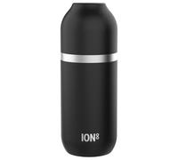 ION8 Borraccia Termica Isolata Sottovuoto ThermoShield per Bevande Calde o Fredde, Grande Tazza Isolata, Capacità di 2 Tazze, Tappo Magnetico e Base Morbida - Elegante ed Ecologica, Nero