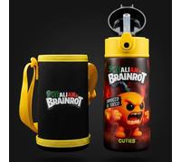 Borraccia Termica Italian Brainrot con portaborraccia Sbrocco se tocco
