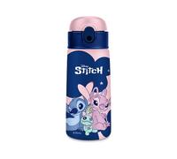 Seven Borraccia termica LILO & STITCH, 460 ml, Acciaio inox bpa free, Cannuccia, Apertura automatica, Mantenimento temperatura:caldo 12h/freddo 24h, Prodotto ufficiale, Idea regalo bambini e adulti