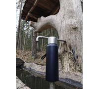 Borraccia termica origin outdoors puresteel 1 litro nera