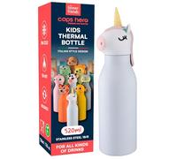 Borraccia Termica per Bambini Acciaio Inox Senza BPA 520ml - CapsHero Unicorno Unicorn Una - Riutilizzabile Antiodore con Doppia Parete 230x70mm - Caldo 12h Freddo 24h - Collezione My Forever Friends