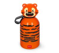 Legami - Borraccia Termica per Bambini Hot&Cold BFF, Tema Tiger, in Inox 18/8 a Doppio Strato con Chiusura ermetica, Conserva il Caldo per 12h e il per Freddo 24h, Capacità 310 ml