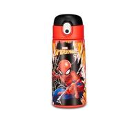 Seven Borraccia Kid Spiderman, Blu, 460 ml, Acciaio Inox, BPA free, Ermetica, Caldo 12h/freddo 24 h, A prova di perdite, Riutilizzabile, Scuola, Sport, Viaggio, Bambino, Idea regalo