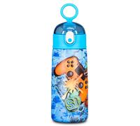 Borraccia Termica Seven SJ 460 ml in acciaio con cannuccia silicone per Bambini