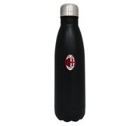 AC MILAN THERMOS IN ACCIAIO CON FINITURA OPACA 500 ML BORRACCIA BOTTIGLIA black