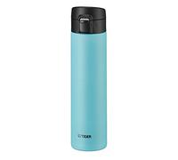 Borraccia termica Tiger MKA-K 600 ml Easy-Drinking One-Push, apertura one-push, ultra leggera, senza BPA, conservazione fredda 24 ore e calda 12 ore, progettata in Giappone, colore celeste