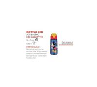 Seven Borraccia Kid Mickey Mouse, Blu, 460 ml, Acciaio Inox, BPA free, Ermetica, Caldo 12h/freddo 24 h, A prova di perdite, Riutilizzabile, Scuola, Sport, Viaggio, Bambino, Idea regalo