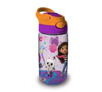 Borraccia trasparente 550 ml con beccuccio - gabby's dollhouse assortita - modello sport