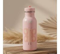 Trixie - Borraccia per bambini in acciaio inossidabile 500 ml - Mrs. Farfalla
