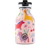 24BOTTLES Kids - Borraccia Bambini con Cannuccia Scuola Elementare e Asilo 250 ml, Borraccia Bambina Bambino 100% Ermetica in Acciaio Inox BPA Free Ultraleggera [Non Termica], Magic Friends 250ml