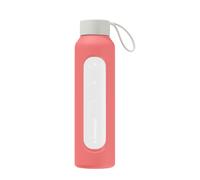 Borraccia 0,5L vetro Wessper B1 BOROSILICATE Coral con custodia in silicone s...