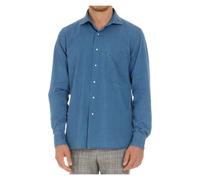 Borriello Napoli - Camicia in denim - - Shirts - Uomo - Blu - 2XL