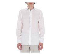 Borriello Napoli - Linen Shirt - - Shirts - Uomo - Bianco - 2XL