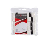 Borsa 12 Black Crown Smooth Overgrips Bianco White