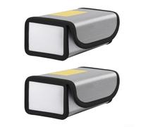 Borsa 2pcs di contenimento del fuoco della batteria al litio con resistenza ad alta temperatura per gli hobbisti e gli utenti professionali
