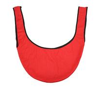 Borsa a bilanciere per bowling, imbracatura portatile per palle da bowling con maniglia, fodera in twill di poliestere da 60 cm per la protezione e la pulizia, supporto per palle d (Rossa)