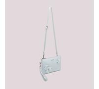 BORSA A BUSTA CON FIORI MIMI' MUA celeste